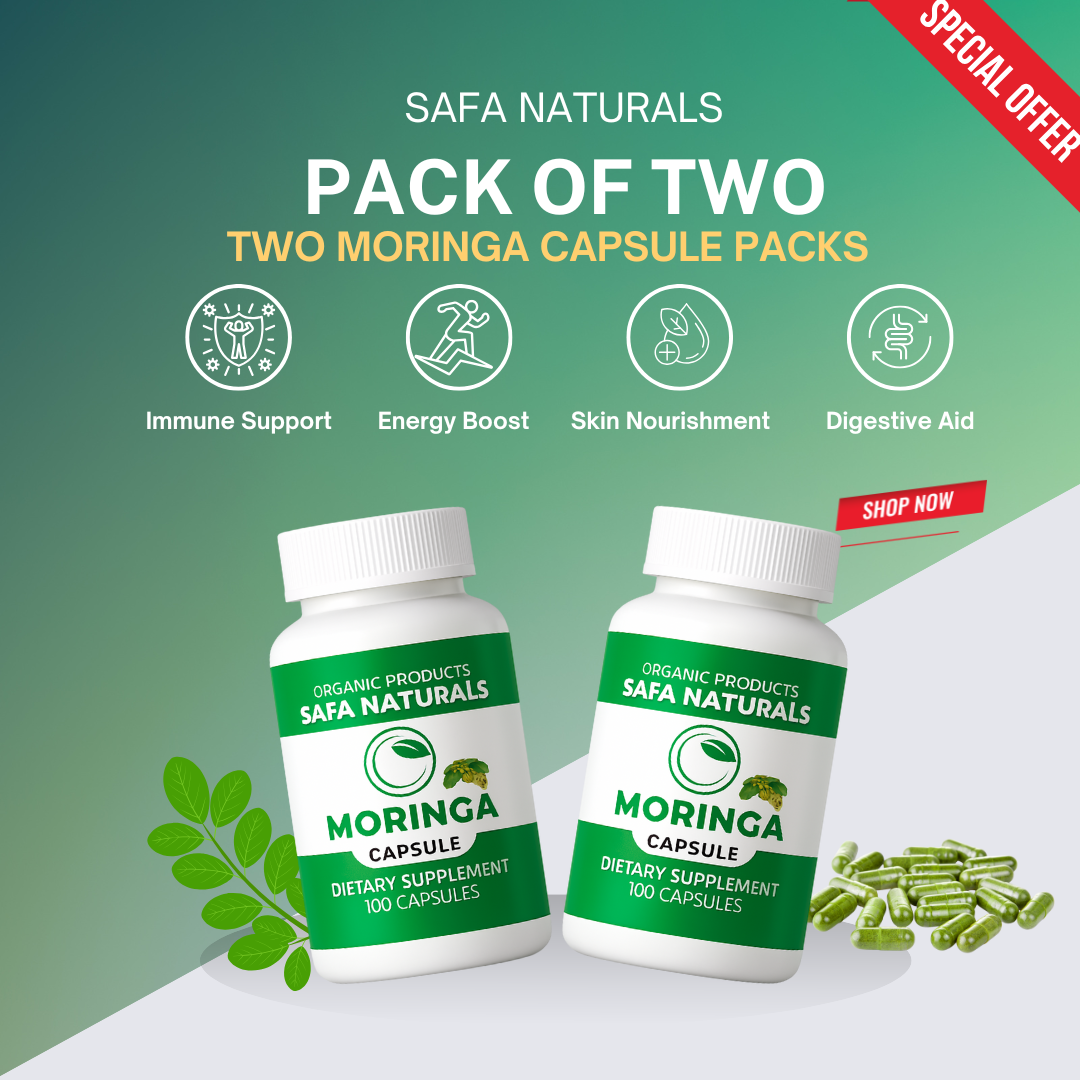 Moringa Capsules – Pack of 2 Bottles