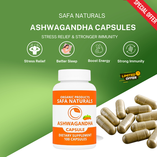 Ashwagandha Capsules – Stress Relief, Better Sleep