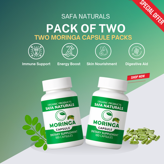 Moringa Capsules – Pack of 2 Bottles
